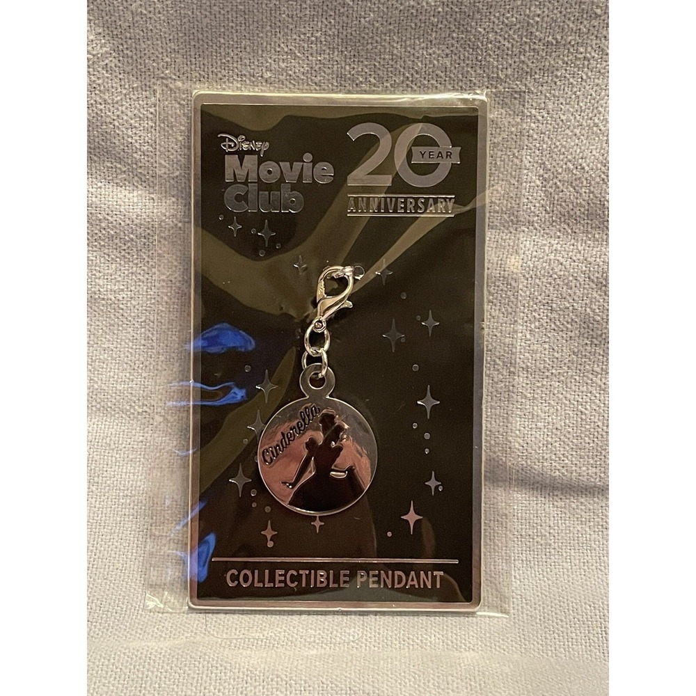 NEW Disney Movie Club Pendant Cinderella 20 Year Anniversary Exclusive
